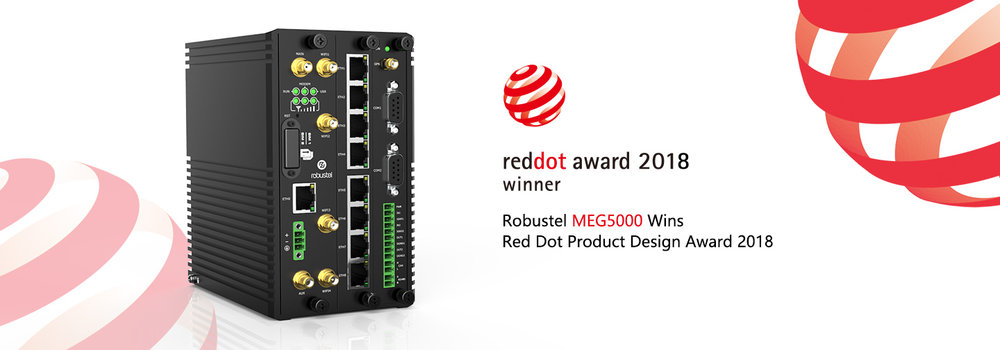 Robustel MEG5000 si aggiudica il Red Dot Product Design Award
